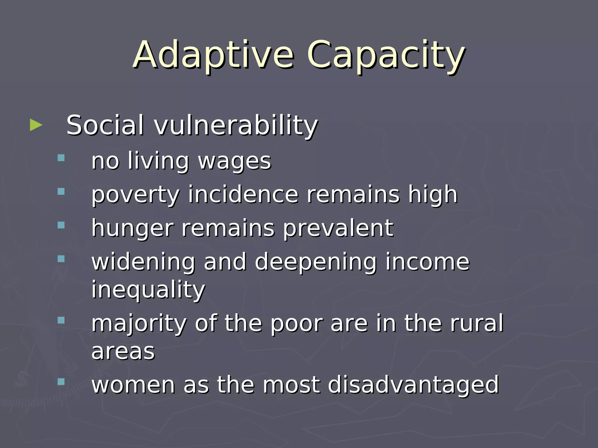 042009 Climate Change: Third World Vulnerability, First World Accountability Ros B De Guzman