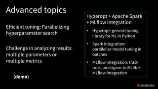 Best Practices for Hyperparameter Tuning with MLflow | PDF