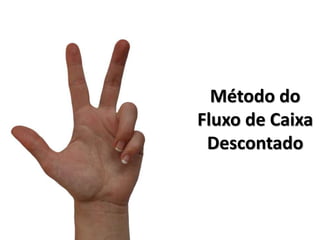 Método do
Fluxo de Caixa
Descontado
 