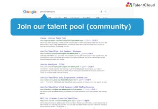 Copyright (C) TalentCloud, Inc. All Right Reserved.
Join our talent pool (community)
 