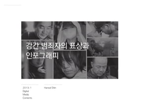 Hansol Shin2013-1
Digital
Media
Contents
강간 범죄자의 표상과
인포그래피
 