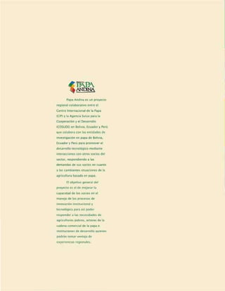 Conceptos, pautas y herramientas. Enfoque participativo en cadenas productivas y plataformas de concertación