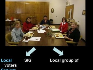 Local   SIG  Local group of voters Seniors 