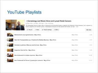 YouTube Playlists
 