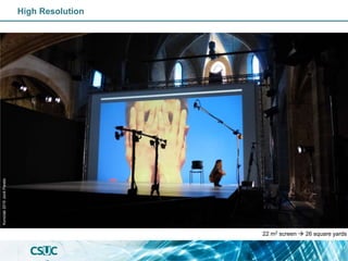 22 m2 screen  26 square yards
Koniclab
2015
Jordi
Pareto
High Resolution
 