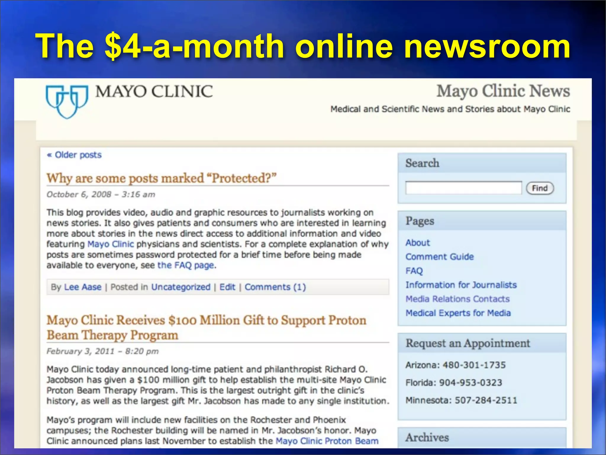 The $4-a-month online newsroom
 