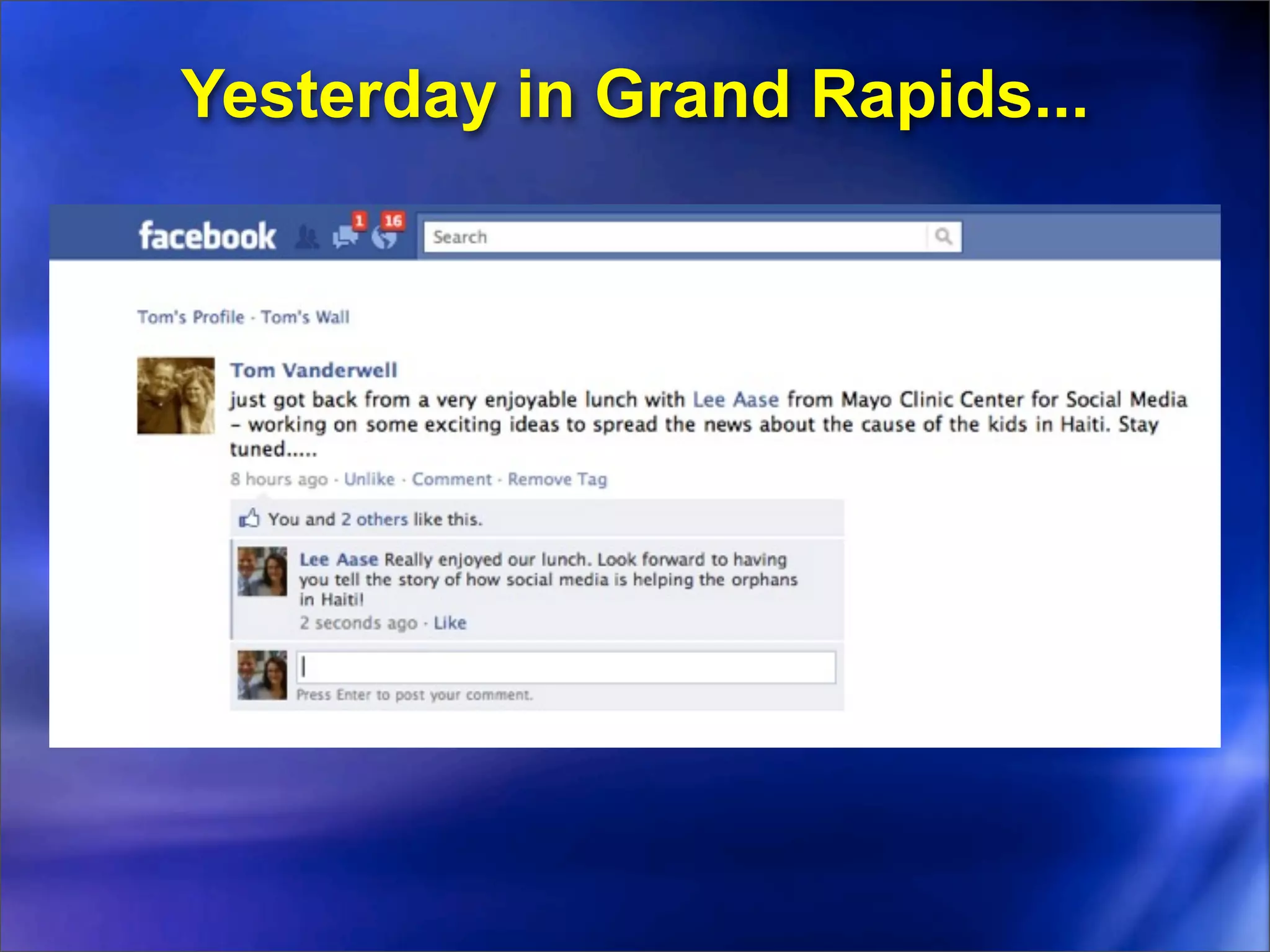 Yesterday in Grand Rapids...
 