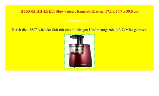 hurom hh ebe11