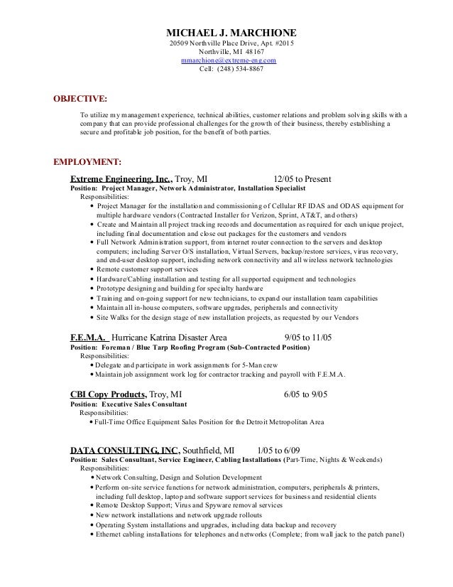 MJM Resume 6 2 2016