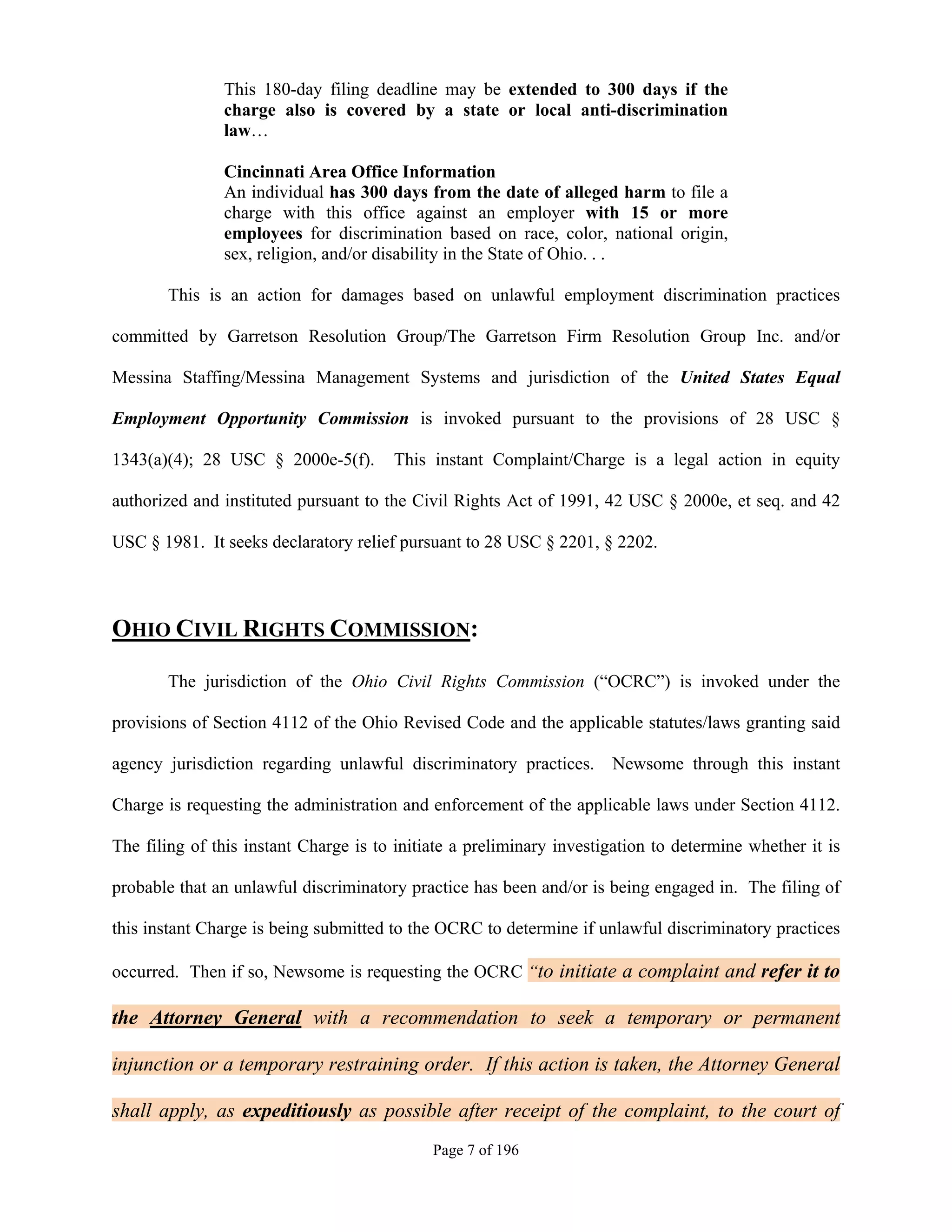 043012 eeoc ocrc complaint charge garretsonresolutiongroup pdf
