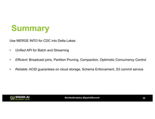 Simplifying Change Data Capture using Databricks Delta | PDF