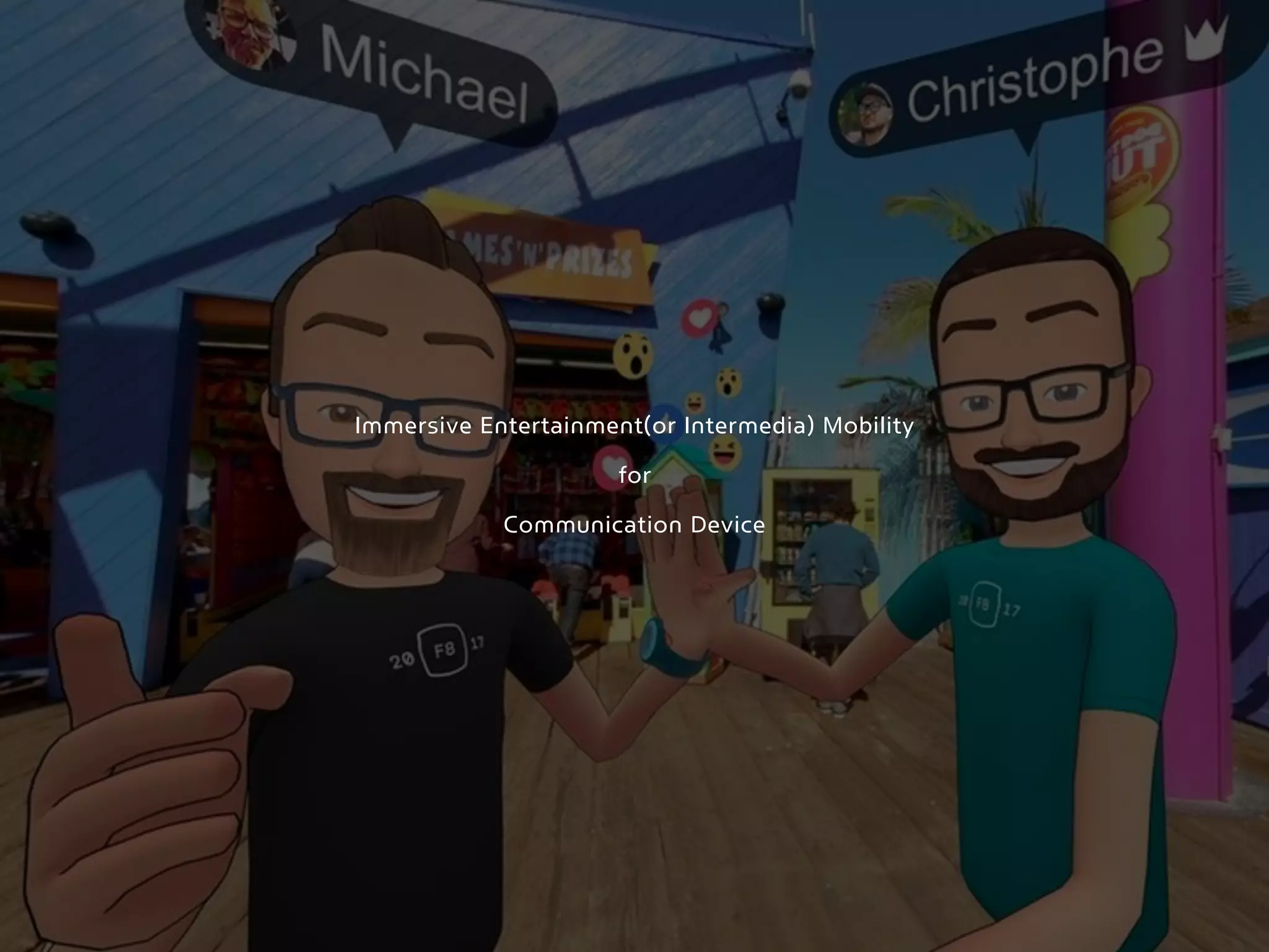 Immersive Entertainment(or Intermedia) Mobility
for
Communication Device
 