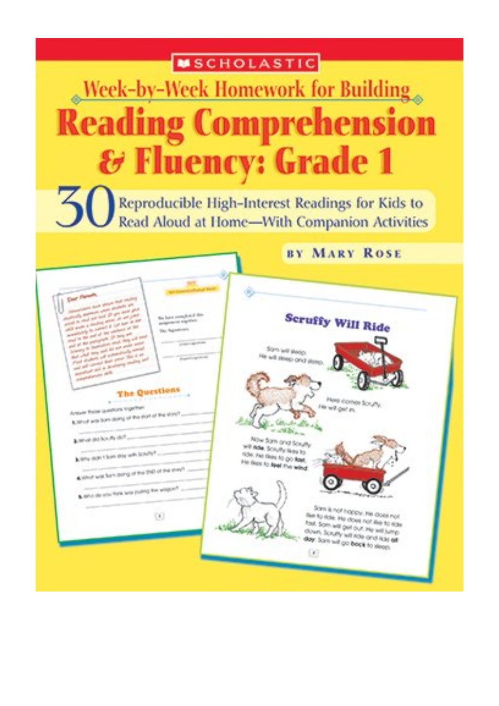 Scholastic Teaching Resources SC0439616565 Reading Comp & Fluency Gr 1