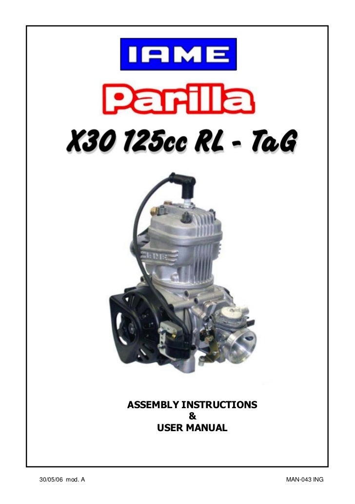 Manual Go-kart Parilla Engine X30.eng honda cb 175 wiring diagram 