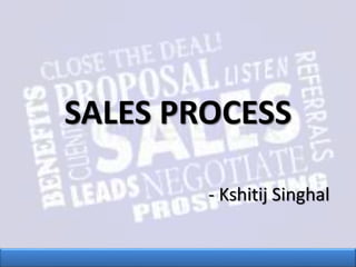 SALES PROCESS
- Kshitij Singhal
 
