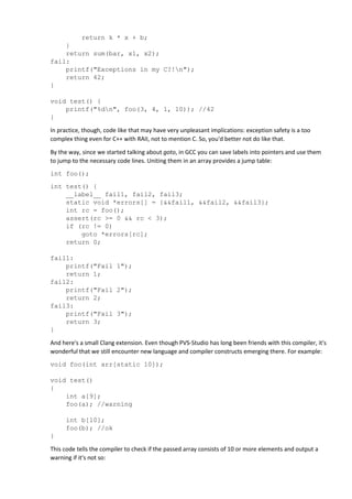 The Development History of PVS-Studio for Linux | PDF