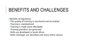 Skills Development in South Africa | PPTX