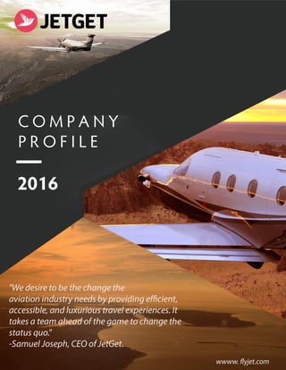 JetGet Company Brochure