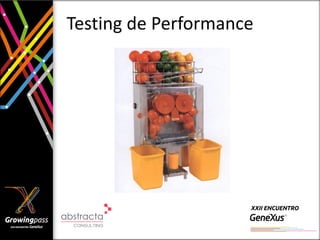 Testing de Performance
 