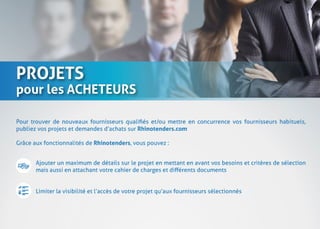 Rhinotenders.com - Offre De Service