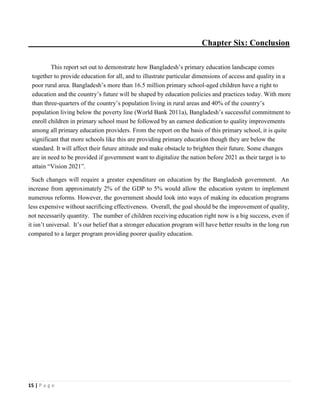 Case Study Report on Jahan Nagar Primary School | PDF