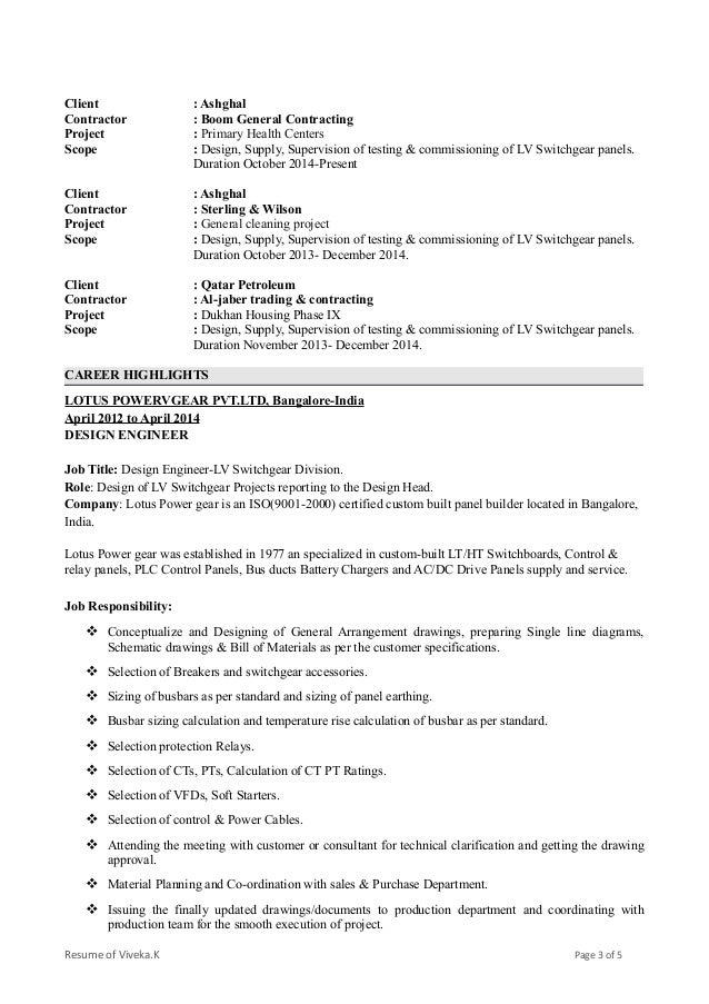 Cv Design Viveka Slama | vivek updated resume dt 27 11 15 Cv Design Viveka Slama | vivek updated resume dt 27 11 15