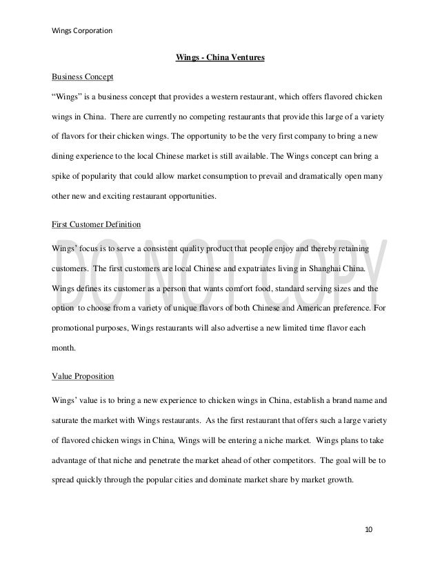 Chicken wing profit margin image