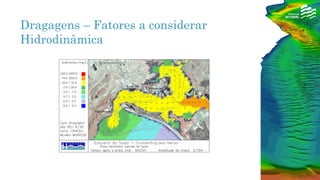 Dragagens – Fatores a considerar
Hidrodinâmica
 