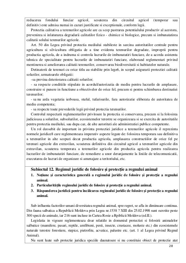 049 Drept Ecologic