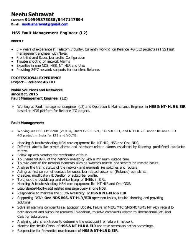 neetu cv profile cv