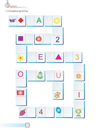 S íntesis
1. Completa las fichas.

132

 