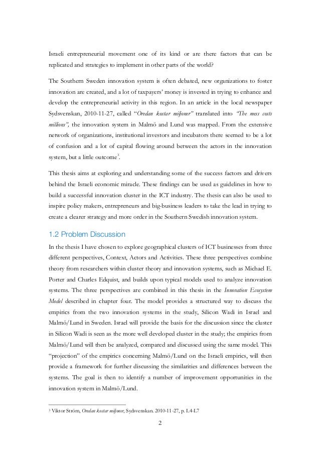 Master thesis outline image