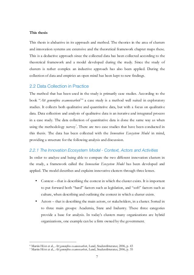 master thesis on innovation