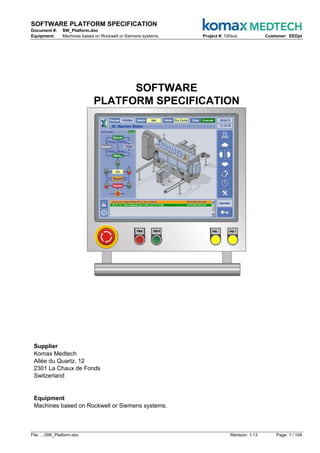 Sw Platform SW_Platform | PDF