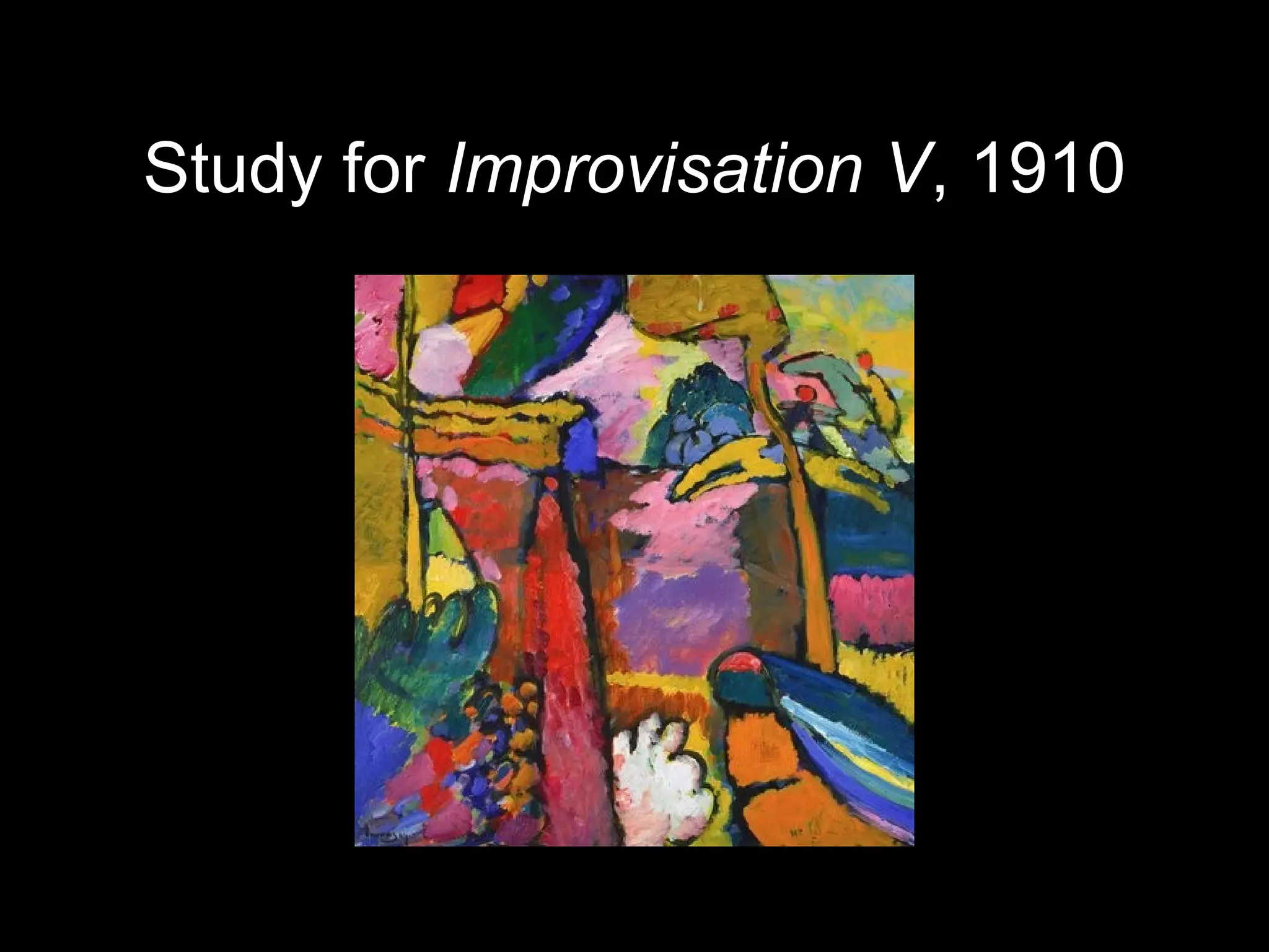 Study for Improvisation V, 1910
 