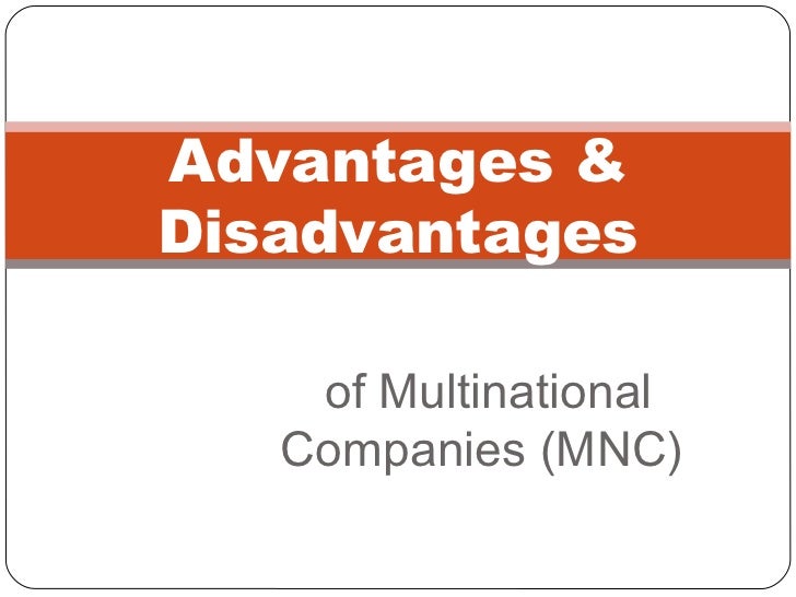  Multinational  Corporations and Financial Accounting Framework