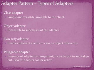 Design Patterns - 04 Adapter and Facade Pattern | PPT