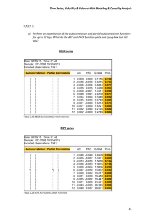 Applied Financial Econometrics | PDF