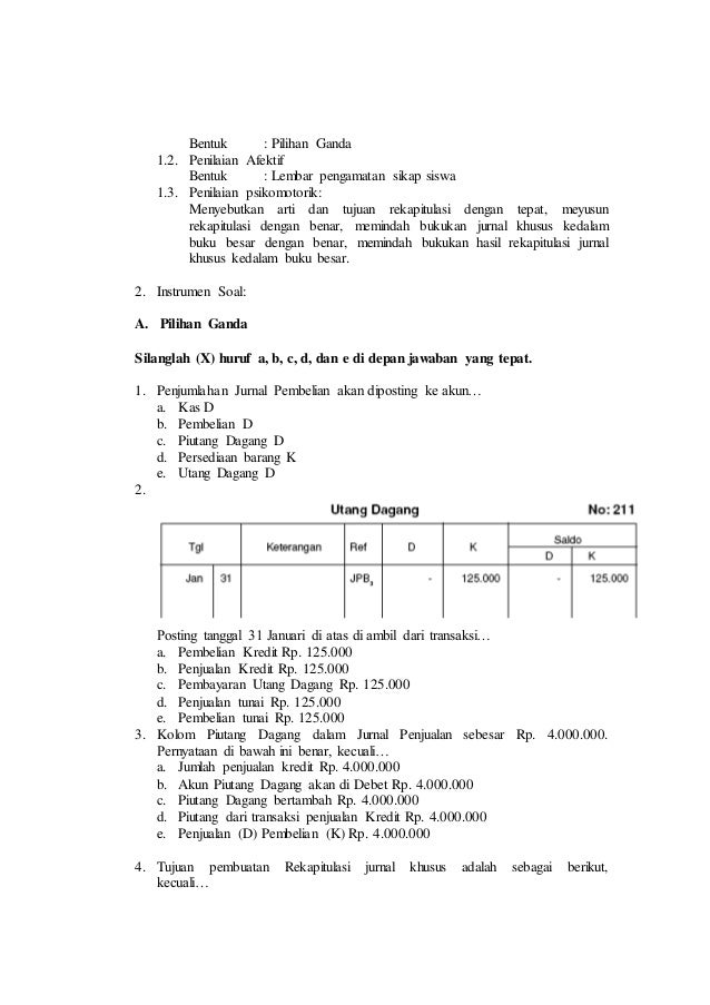 Rpp 1 2 Jurnal Khusus Perusahaan Dagang1