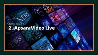 2. ApsaraVideo Live
차별화된 게임 솔루션
 
