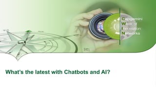 CWIN17 New-York / A match made in heaven   ai and chatbots