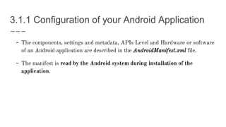 03 android application structure | PPTX | Operating Systems | Computer ...