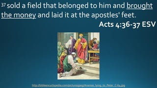 04 April 10 16 Acts 4 36 37 5 1 12 14a Integrity