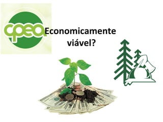 Economicamente
viável?
 