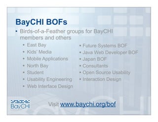 2009_04_14 BayCHI Welcome Slides