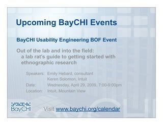 2009_04_14 BayCHI Welcome Slides