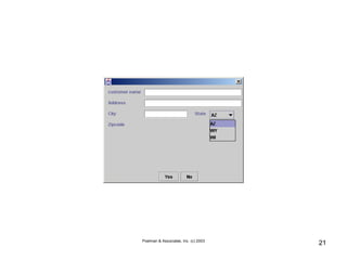 Poelman & Associates, Inc. (c) 2003
21
 