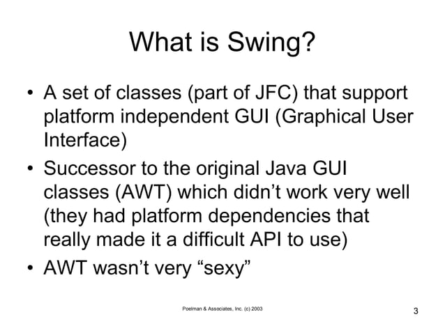 java swing tutorial for beginners(java programming tutorials) | PDF