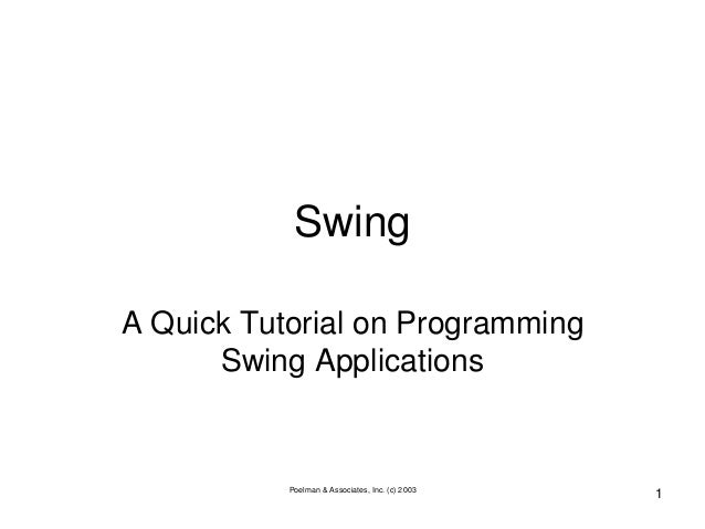 Java Swing Tutorial For Beginners Java Programming Tutorials