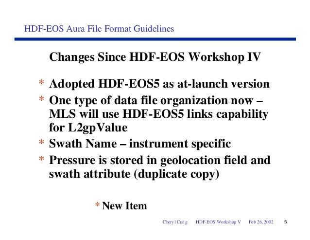 hdf eos aura file format guidelines hdf file format